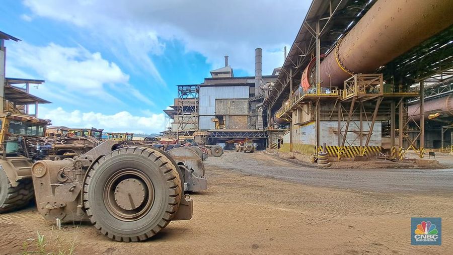 Kegiatan operasi smelter nikel PT Vale Indonesia Tbk. (INCO) di Sorowako, Luwu Timur, Sulawesi Selatan. (CNBC Indonesia/Lucky Leonard Leatemia)
