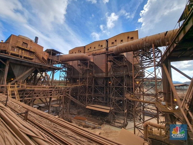 Kegiatan operasi smelter nikel PT Vale Indonesia Tbk. (INCO) di Sorowako, Luwu Timur, Sulawesi Selatan. (CNBC Indonesia/Lucky Leonard Leatemia)