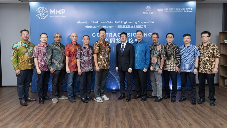 MMS Group Indonesia (MMSGI) melalui anak usahanya, Mitra Murni Perkasa (MMP), menandatangani perjanjian kerja sama dengan ENFI Engineering Corporation (China ENFI) untuk mengembangkan proyek smelter nikel matte di Kalimantan Timur. Kerja sama yang telah dimulai sejak 15 bulan lalu ini telah melalui proses studi kelayakan dan perencanaan cermat, demi memastikan proyek pembangunan smelter nikel dilaksanakan di atas fondasi teknis yang kuat.