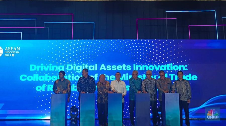 Peresmian Bursa Kripto. (CNBC Indonesia/Zefanya Aprilia)
