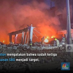 Ngeri! Rudal Rusia Hantam Apartemen Warga Ukraina