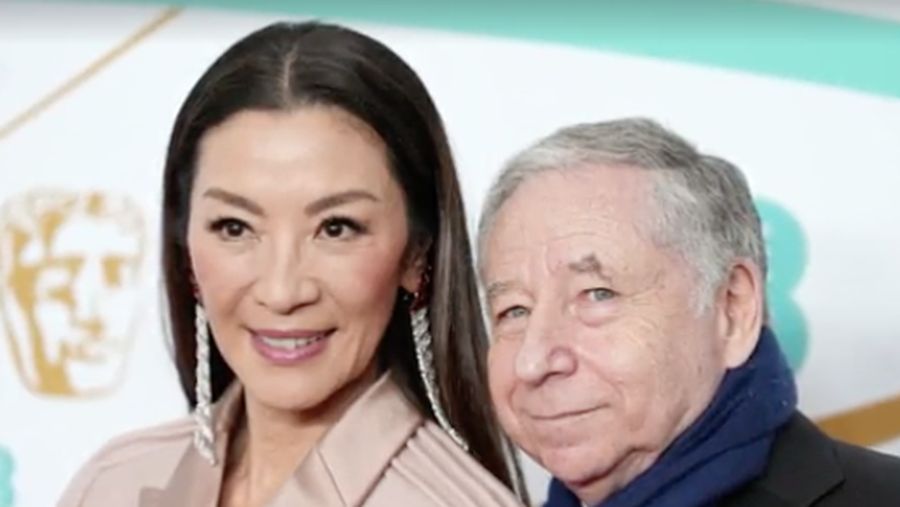 Michelle Yeoh dan Jean Todt. (Screenshot via REUTERS)