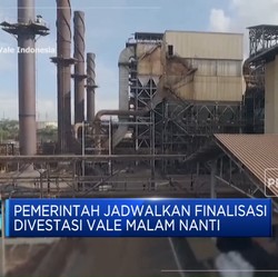 Pemerintah Jadwalkan Finalisasi Divestasi Vale Malam Nanti