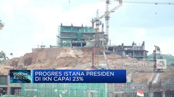 Progres Istana Presiden di IKN Capai 23%