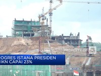 Progres Istana Presiden di IKN Capai 23%