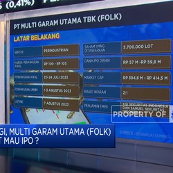Multi Garam Utama (FOLK) Ngotot Mau IPO, Layak Dinanti?