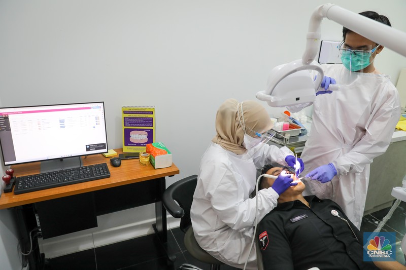 Peresmian Trans Medical Klinik Pratama, Senin (31/7/2023). (CNBC Indonesia/Faisal Rahman) Peresmian Trans Medical Klinik Pratama, Senin (31/7/2023). (CNBC Indonesia/Faisal Rahman)