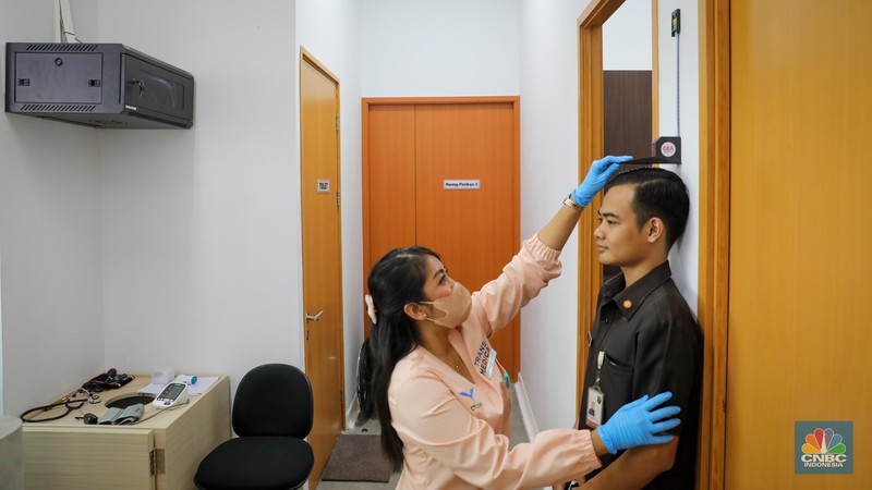 Peresmian Trans Medical Klinik Pratama, Senin (31/7/2023). (CNBC Indonesia/Faisal Rahman) Peresmian Trans Medical Klinik Pratama, Senin (31/7/2023). (CNBC Indonesia/Faisal Rahman)