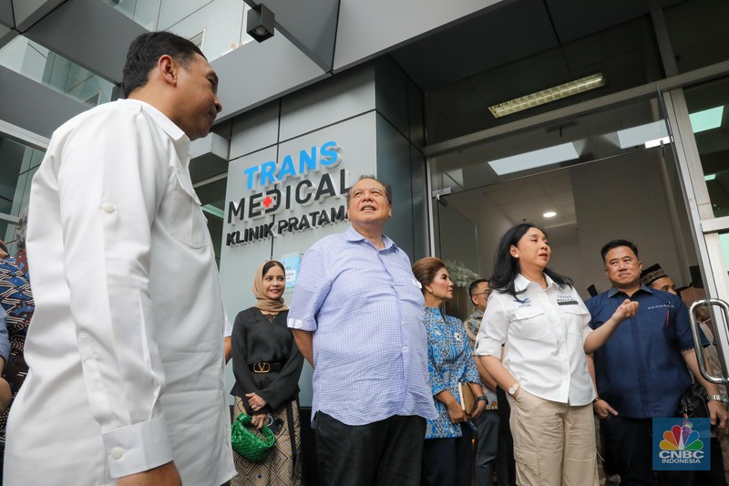 Peresmian Trans Medical Klinik Pratama, Senin (31/7/2023). (CNBC Indonesia/Faisal Rahman)