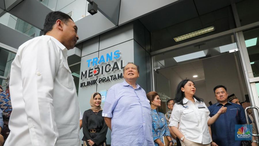 Peresmian Trans Medical Klinik Pratama, Senin (31/7/2023). (CNBC Indonesia/Faisal Rahman)