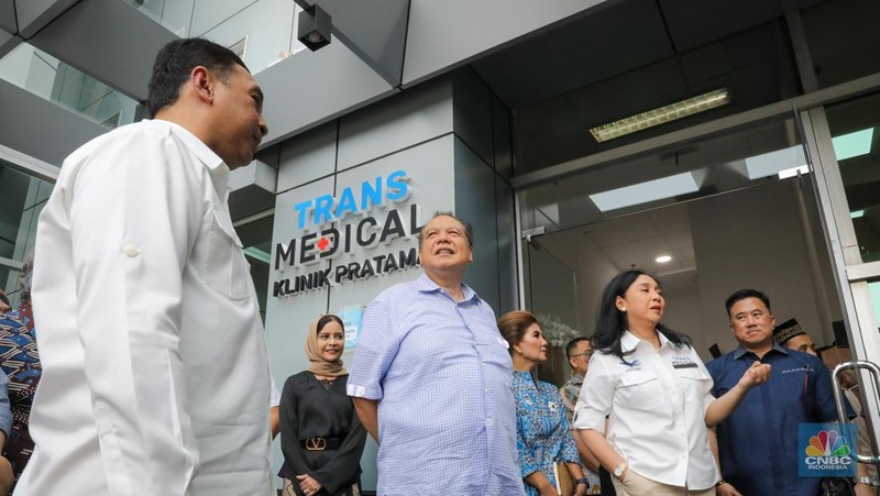 Peresmian Trans Medical Klinik Pratama, Senin (31/7/2023). (CNBC Indonesia/Faisal Rahman)