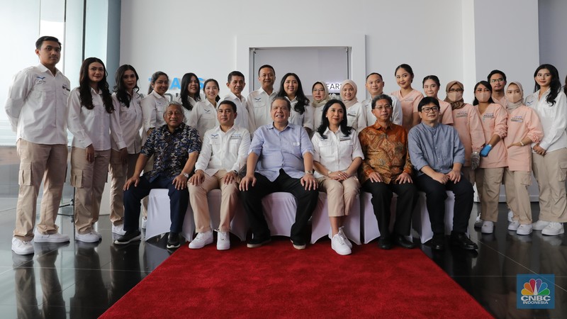 Peresmian Trans Medical Klinik Pratama, Senin (31/7/2023). (CNBC Indonesia/Faisal Rahman) Peresmian Trans Medical Klinik Pratama, Senin (31/7/2023). (CNBC Indonesia/Faisal Rahman)