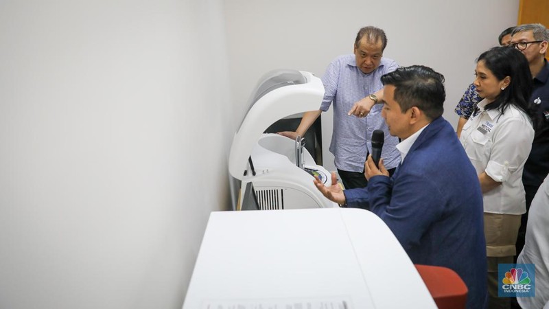 Peresmian Trans Medical Klinik Pratama, Senin (31/7/2023). (CNBC Indonesia/Faisal Rahman)