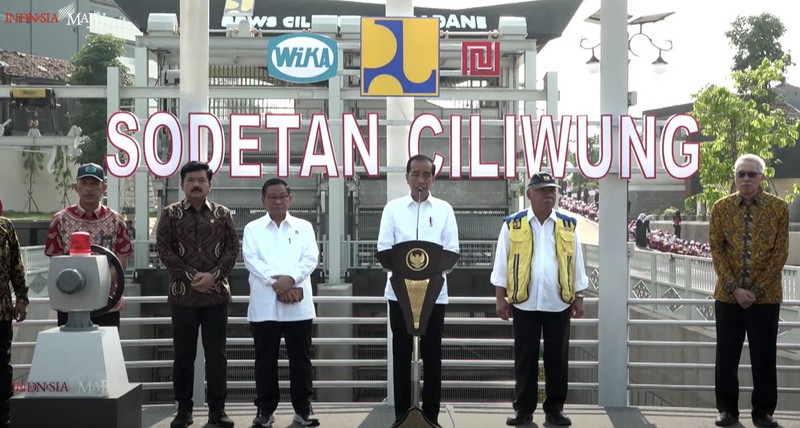 Sodetan kali ciliwung. (Dok. PUPR)