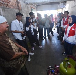 Bos Pertamina Tinjau Penyaluran LPG 3 Kg di Sumatera Selatan