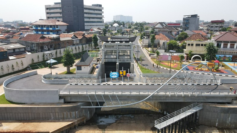 Sodetan kali ciliwung. (Dok. PUPR)