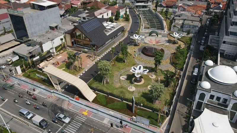 Sodetan kali ciliwung. (Dok. PUPR)