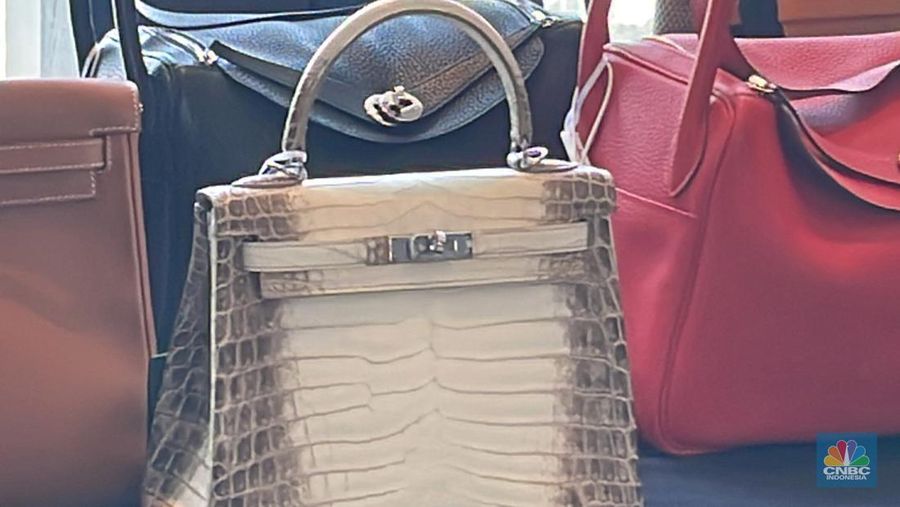 Tas Hermes. (CNBC Indonesia/Fitriyah Said)