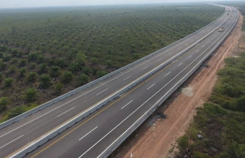 Tol Trans Sumatera telah beroperasi sepanjang 596 km. (Dok. Kementerian PUPR)