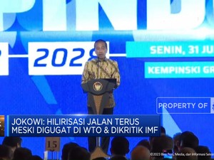 Digugat WTO & Dikritik IMF, Jokowi: Hilirisasi Jalan Terus!