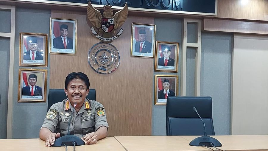 Kepala Badan Karantina Pertanian Bambang memberikan pernyataan soal penyakit LSD sapi Australia. (Dok. Istimewa)