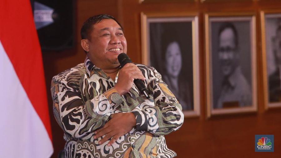 Ketua Asosiasi Petani Kakao, Arif Zamroni saat menghadiri acara FoodAgri Insight On Location dengan tema 