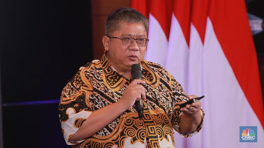 Ketua Departemen Spesialisasi & Industri BPP Asosiasi Eksportir Kopi Indonesia (AEKI), Moelyono Soesilo saat menghadiri acara FoodAgri Insight On Location dengan tema