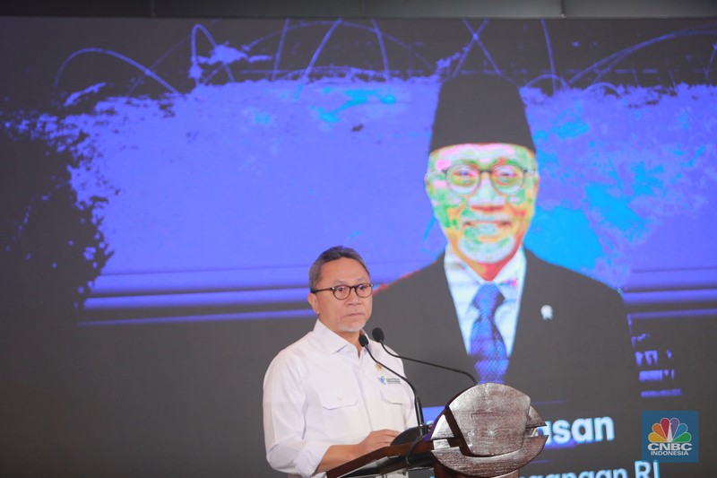 Menteri Perdagangan (Mendag), Zulkifli Hasan saat menghadiri acara FoodAgri Insight On Location dengan tema Menteri Perdagangan (Mendag), Zulkifli Hasan saat menghadiri acara FoodAgri Insight On Location dengan tema