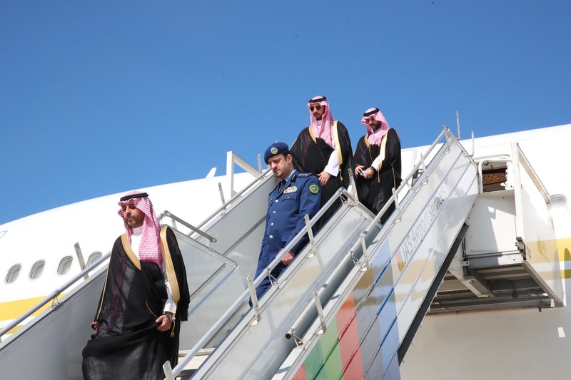 Menteri Pertahanan RI Prabowo Subianto menerima kunjungan Menteri Pertahanan Arab Saudi Pangeran Khalid bin Salman bin Abdul Aziz. Menteri Pertahanan RI Prabowo Subianto menerima kunjungan Menteri Pertahanan Arab Saudi Pangeran Khalid bin Salman bin Abdul Aziz. (Dok. Tim Media Prabowo Subianto)