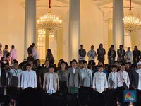 Jokowi Gelar Zikir dan Doa Kebangsaan 78 Tahun RI di Istana
