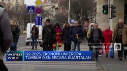 Q2-2023, Ekonomi Uni Eropa Tumbuh 0,3% Secara Kuartalan