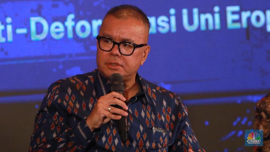 Staff Khusus Menteri Perdagangan Bidang Perdagangan Internasional, Bara Hasibuan saat menghadiri acara FoodAgri Insight On Location dengan tema 