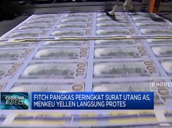 Fitch Pangkas Peringkat Surat Utang AS, Kenapa?