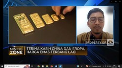 Gara-Gara China dan AS, Harga Emas Terbang Lagi