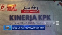 Survei: KPK Dapat Cegah Politik Uang Pemilu