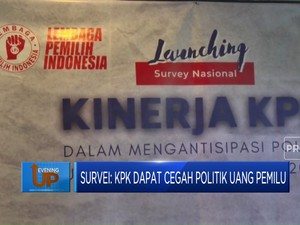 Survei: KPK Dapat Cegah Politik Uang Pemilu