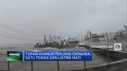 Topan Khanun Terjang Okinawa, Satu Tewas & Listrik Mati