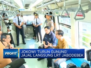 Video: Jokowi Turun Gunung Jajal LRT Bareng Erick dan RK
