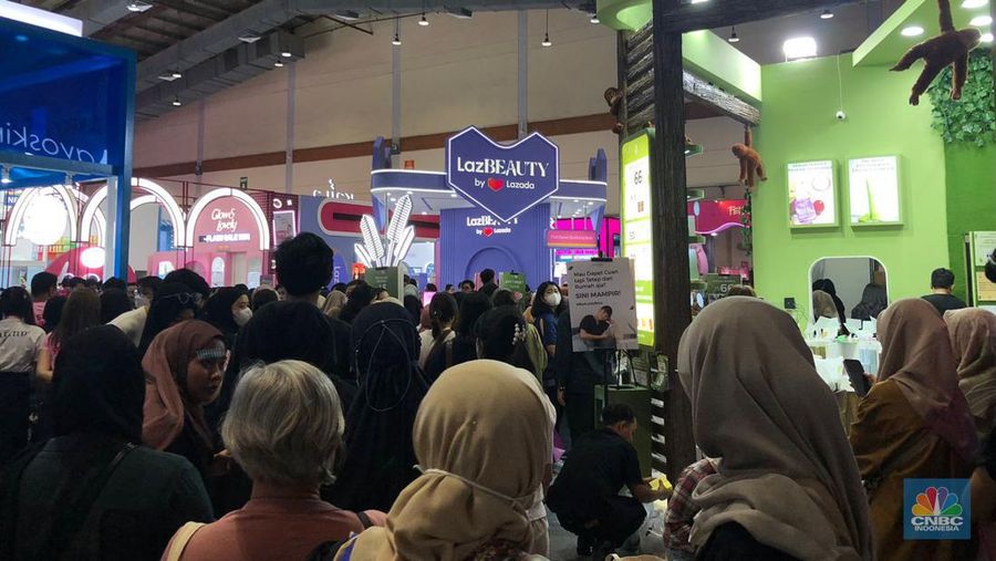 Jakarta x Beauty 2023. (CNBC Indonesia/Rindi Salsabilla Putri)