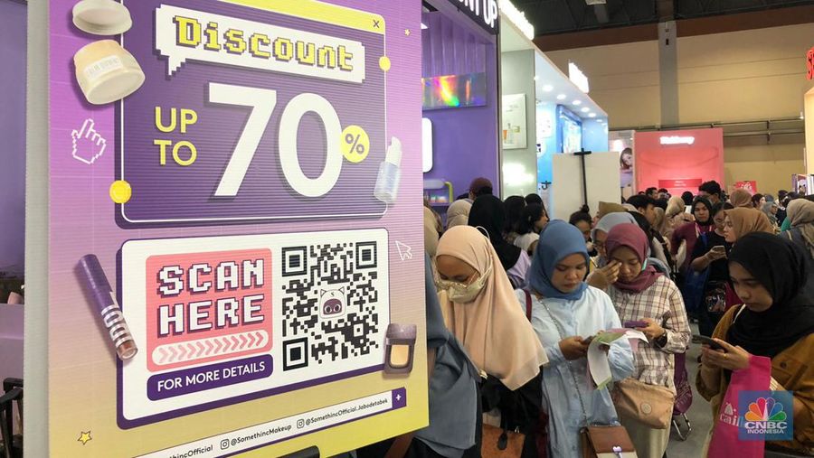 Jakarta x Beauty 2023. (CNBC Indonesia/Rindi Salsabilla Putri)