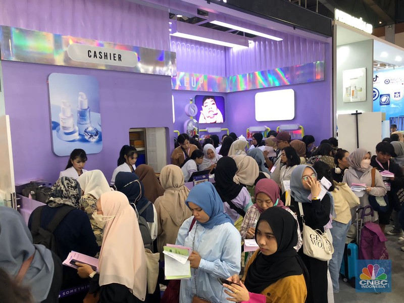 Jakarta x Beauty 2023 Jakarta x Beauty 2023. (CNBC Indonesia/Rindi Salsabilla Putri)