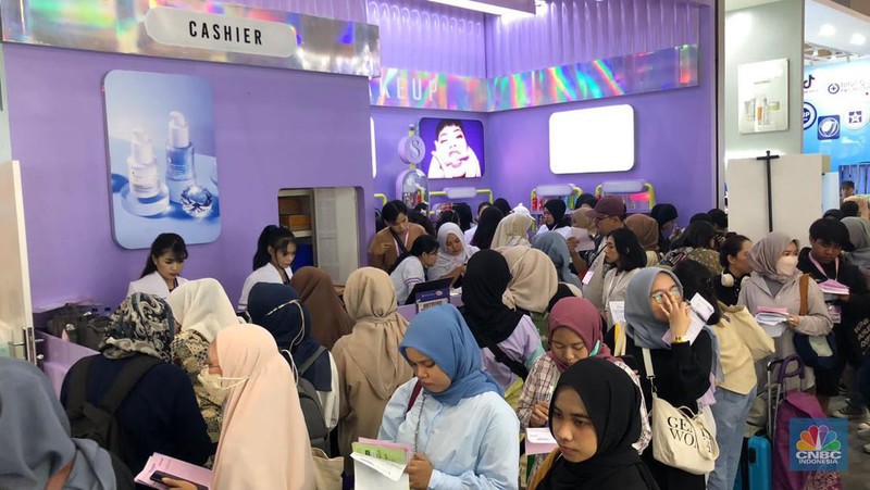 Jakarta x Beauty 2023. (CNBC Indonesia/Rindi Salsabilla Putri)