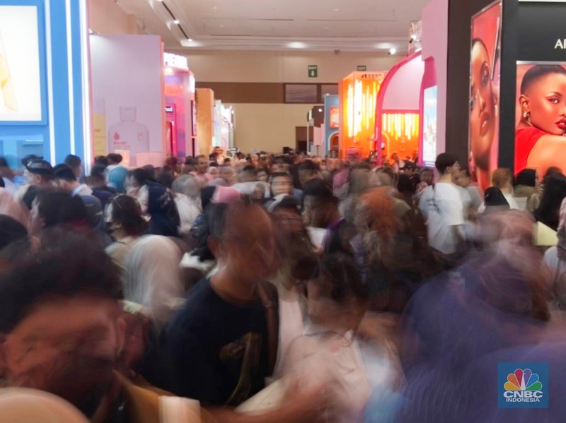 Jakarta x Beauty 2023. (CNBC Indonesia/Rindi Salsabilla Putri)