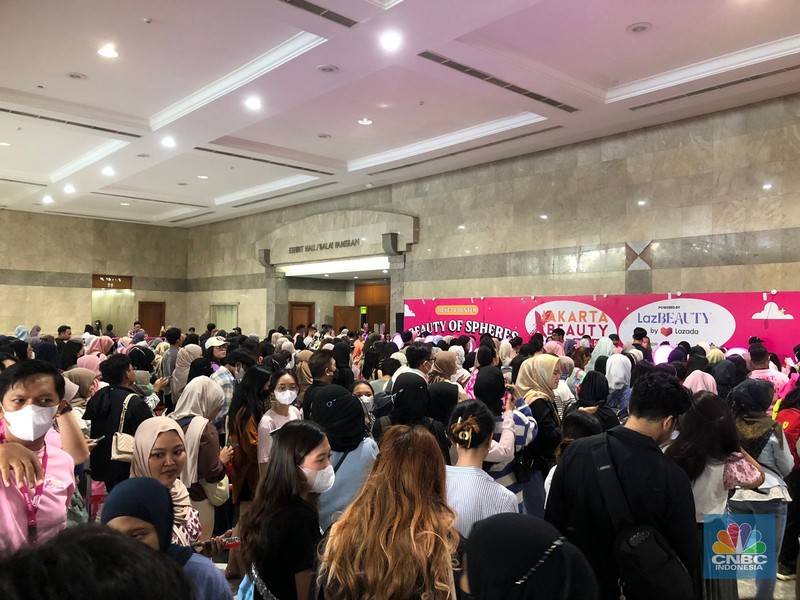 Jakarta x Beauty 2023 Jakarta x Beauty 2023. (CNBC Indonesia/Rindi Salsabilla Putri)