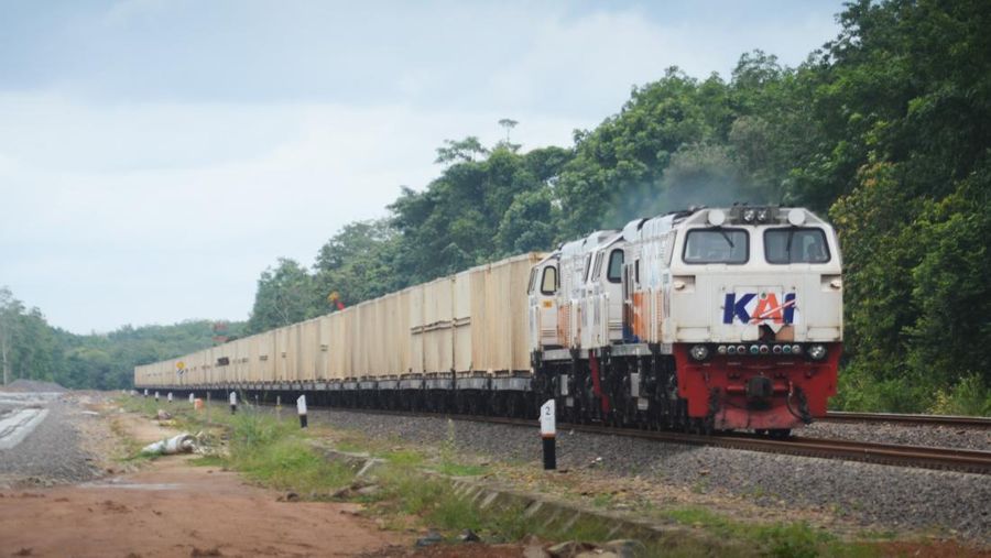 lustrasi kereta barang di Indonesia. (Dok: KAI)
