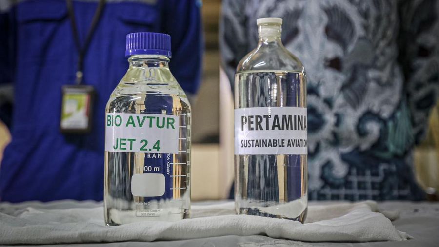 Pengembangan bahan bakar baru Pertamina untuk aviasi/SAF. (Dok. Pertamina)