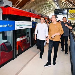 Respons Jokowi Soal LRT Jabodebek yang Salah Desain