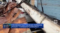 Taiwan Bersiap Hadapi Topan Khanun, Sekolah & Pasar Ditutup