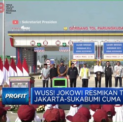 Jokowi Resmikan Tol Bocimi, Jakarta-Sukabumi Cuma 2,5 Jam