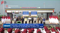 Jokowi Resmikan Tol Bocimi, Jakarta-Sukabumi Cuma 2,5 Jam